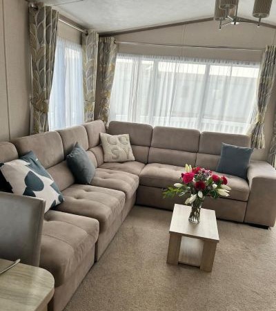 RS Caravans sofa